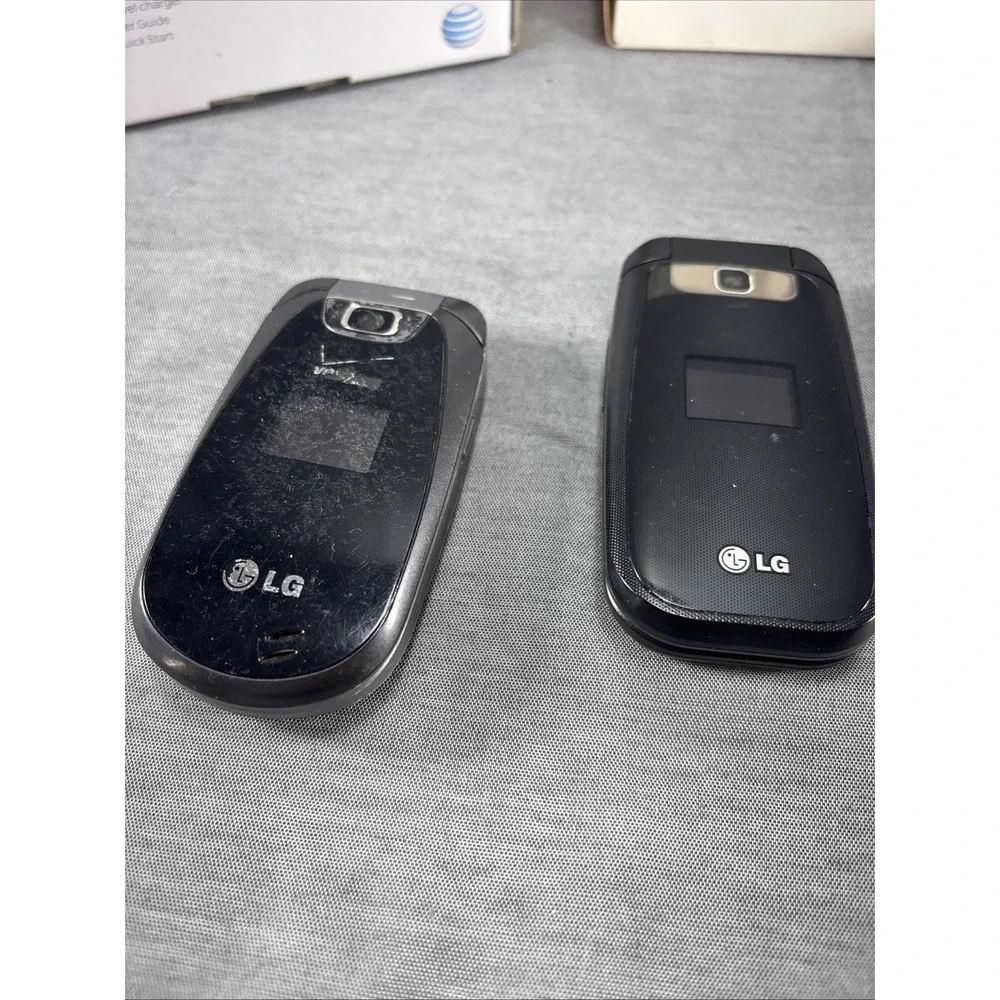 AT&T Verizon Samsung LG Pantech ZTE Flip Cell Phones Lot of 5 Untested